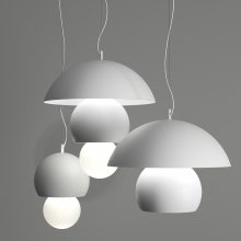 Lampe  suspension italienne en trois formes