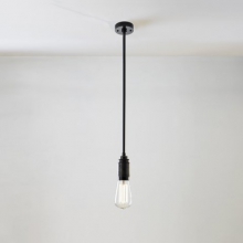 Suspension tube ampoule minimaliste en métal