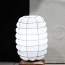 Lampe de table moderne en verre blanc