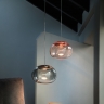 Suspension LED moderne avec verre en quatre couleurs