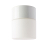 Plafonnier cylindrique avec céramique de coloris blanc...