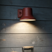 Lampe d'extrieur en cramique bordeaux