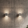 Lche-mur LED cubique en bton